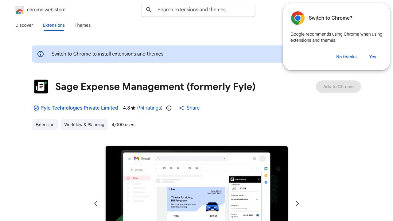 Fyle - Expense Management website screenshot