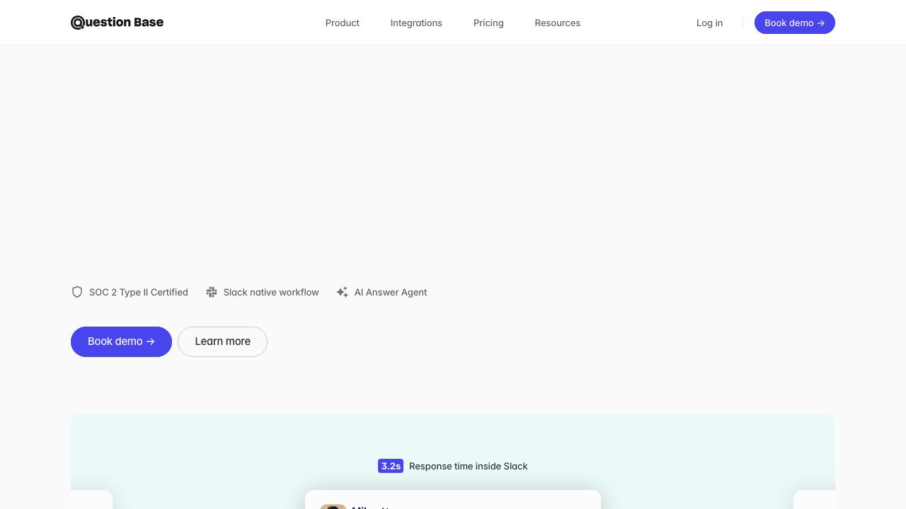 Question Base website screenshot