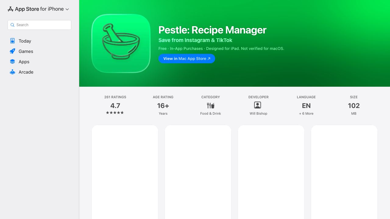 Pestle 网站截图