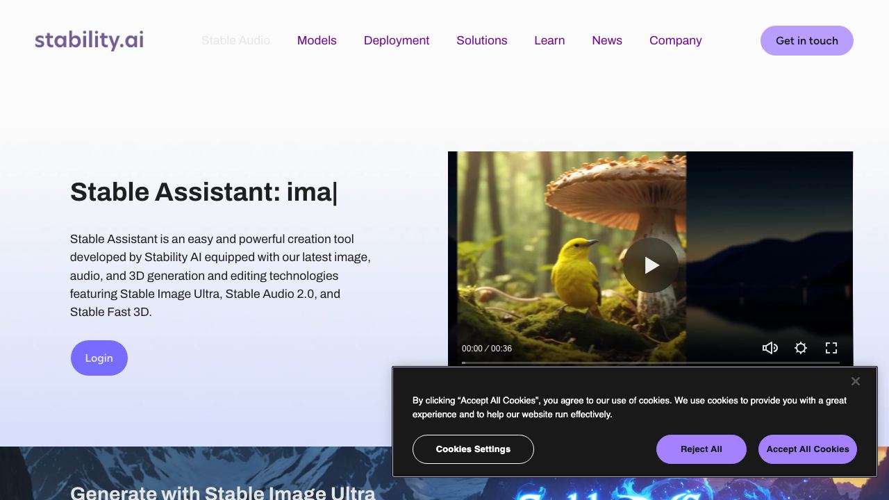 Stable Artisan website screenshot