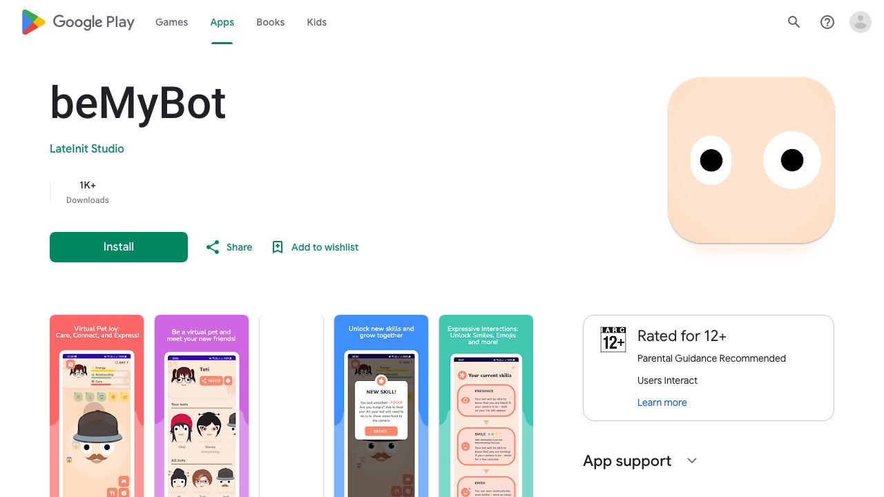 beMyBot 网站截图