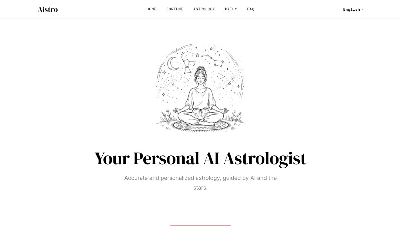 Aistro 网站截图
