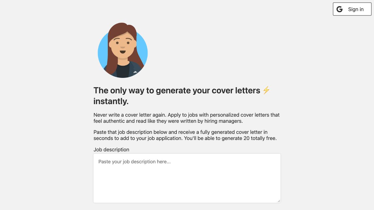Hello Hiring Manager 网站截图