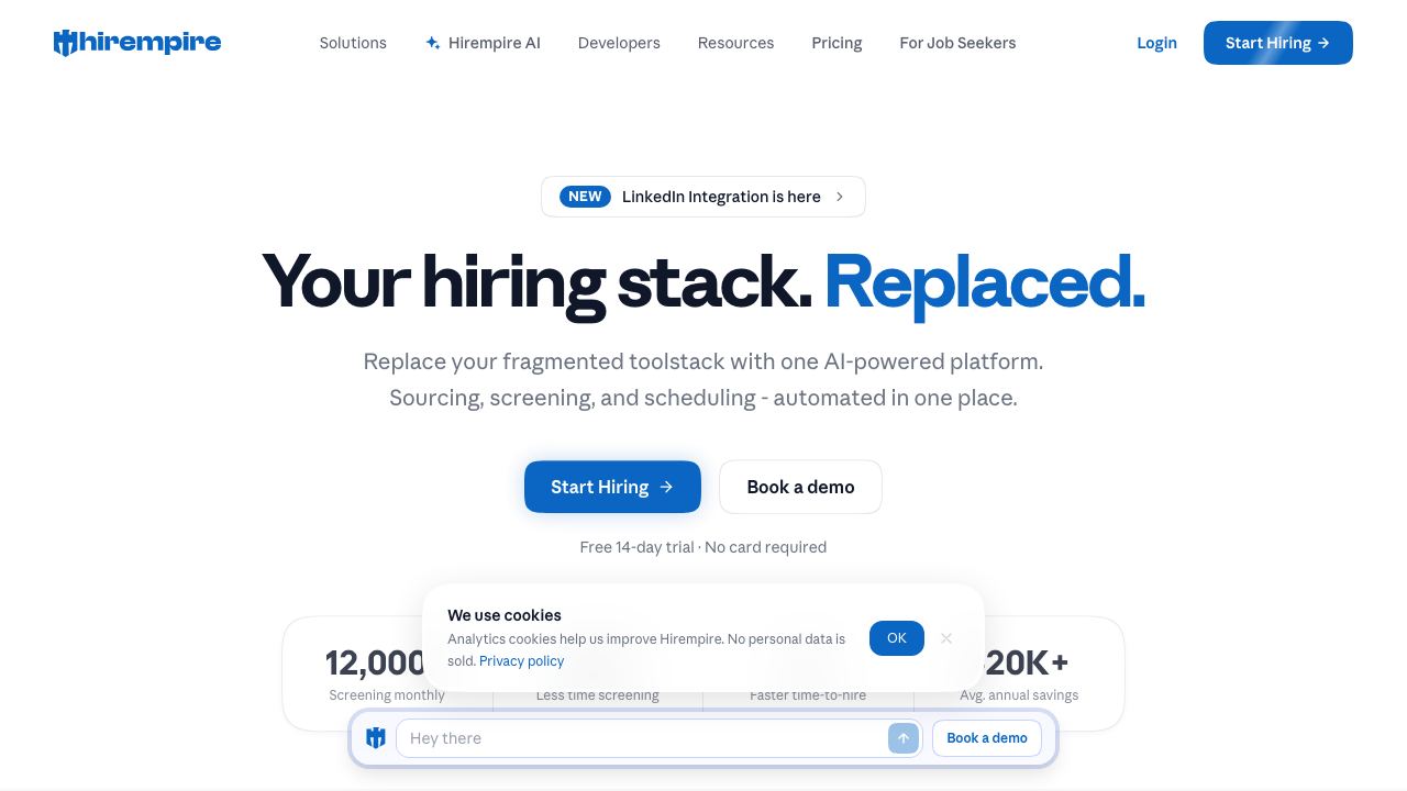 Hirempire 网站截图