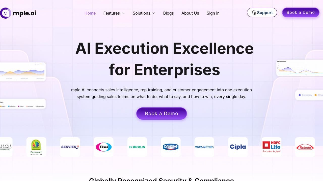 mple.ai website screenshot
