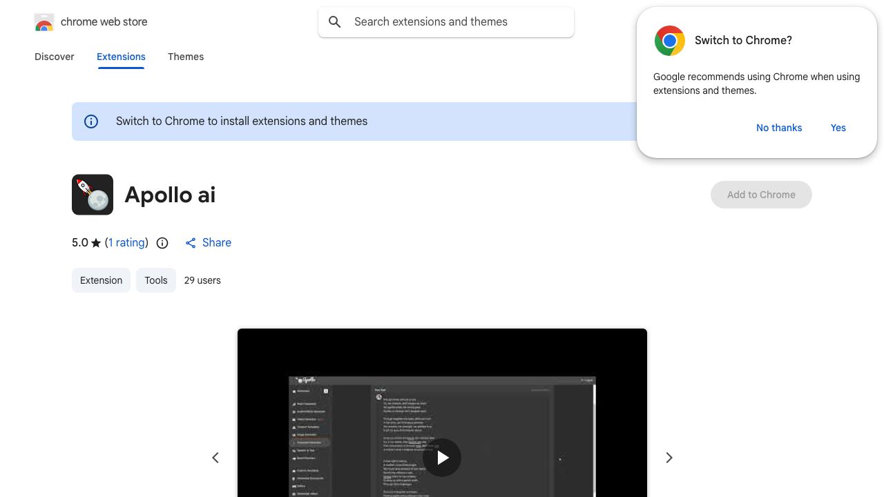 Apollo ai 网站截图
