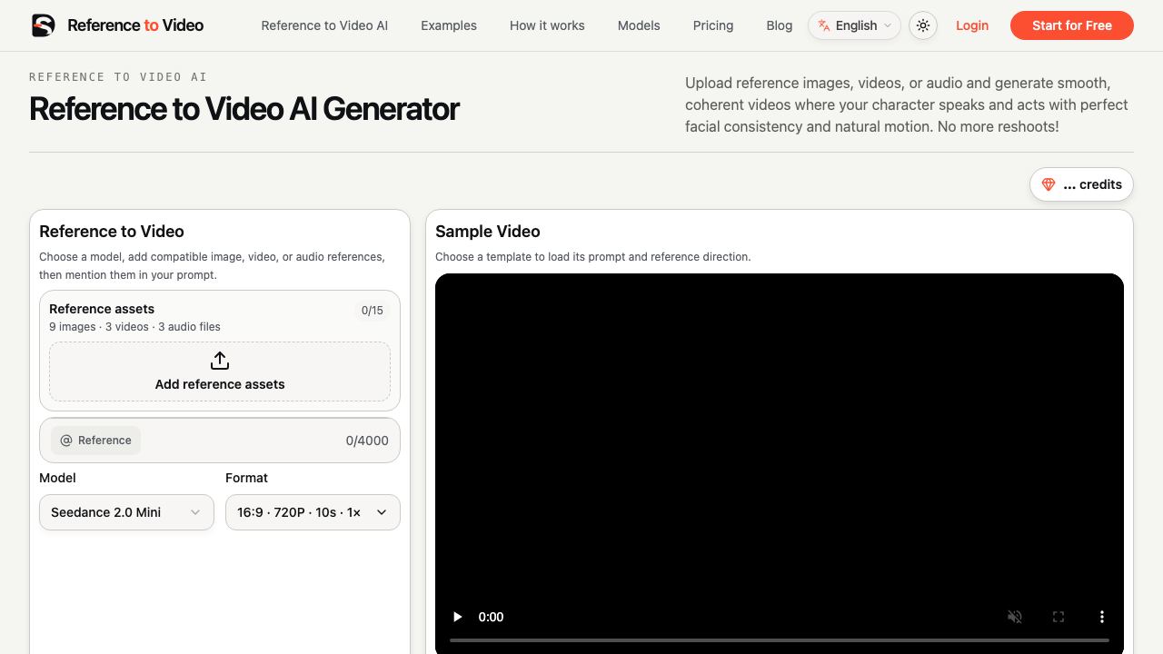 reference to video 网站截图