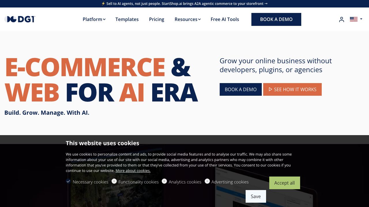 DG1.com website screenshot