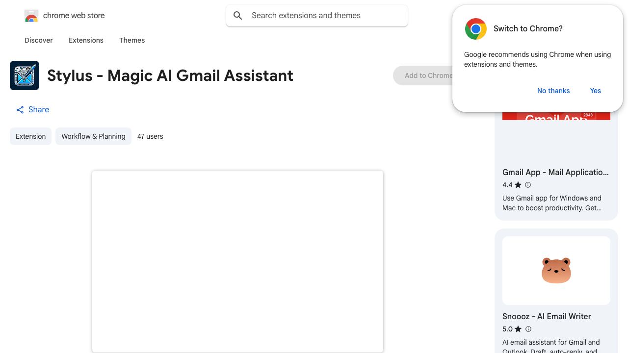 Stylus - Magic AI Gmail Assistant 网站截图