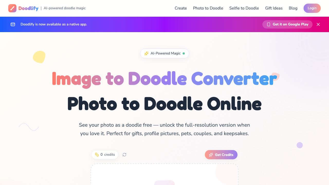 Doodlify - Doodle Your Images 网站截图