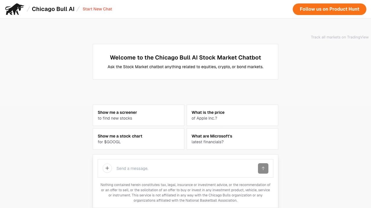 Chicago Bull AI 网站截图