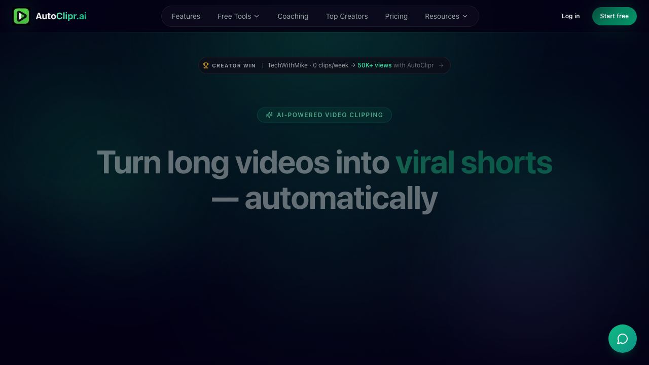 Autoclipr l Grow on autopilot 网站截图