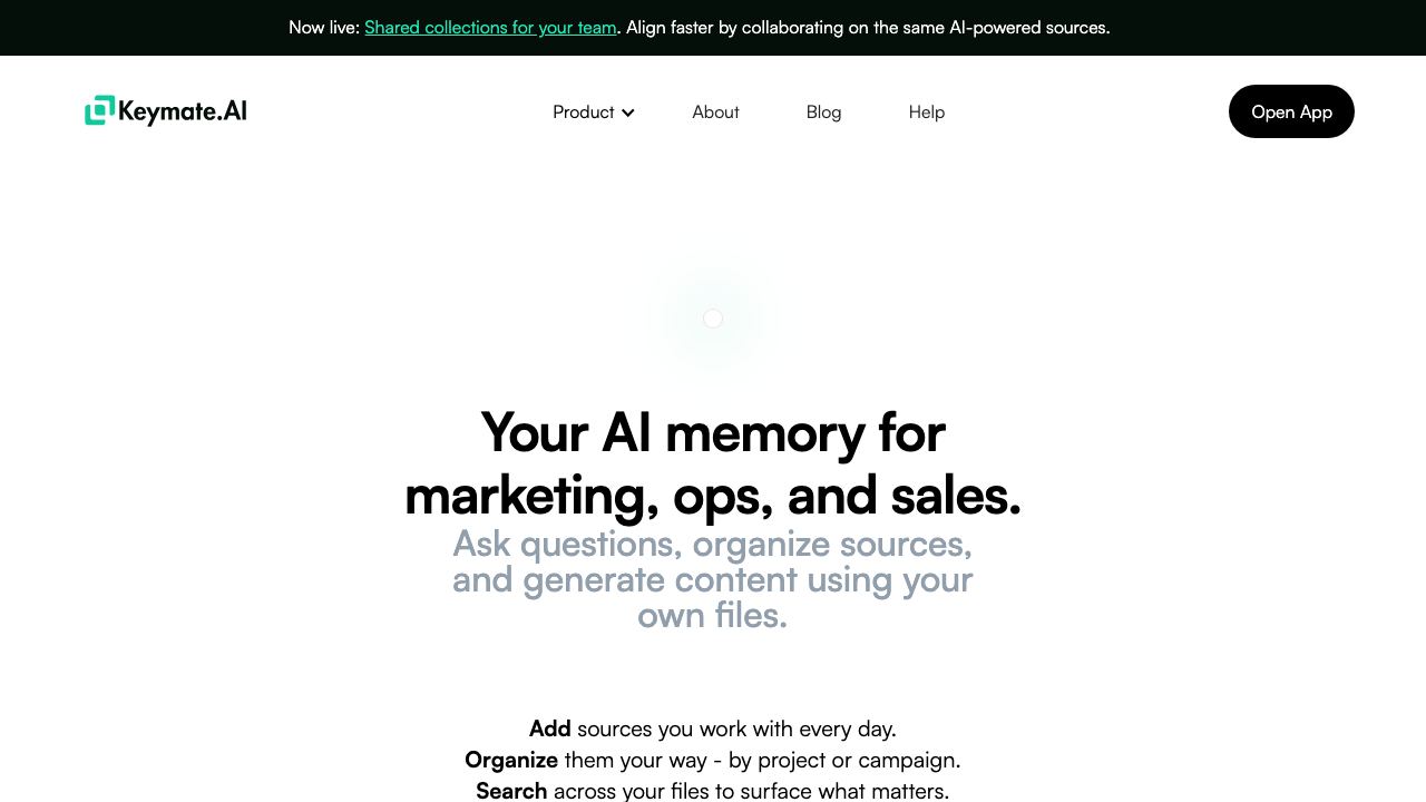 Keymate.AI 网站截图