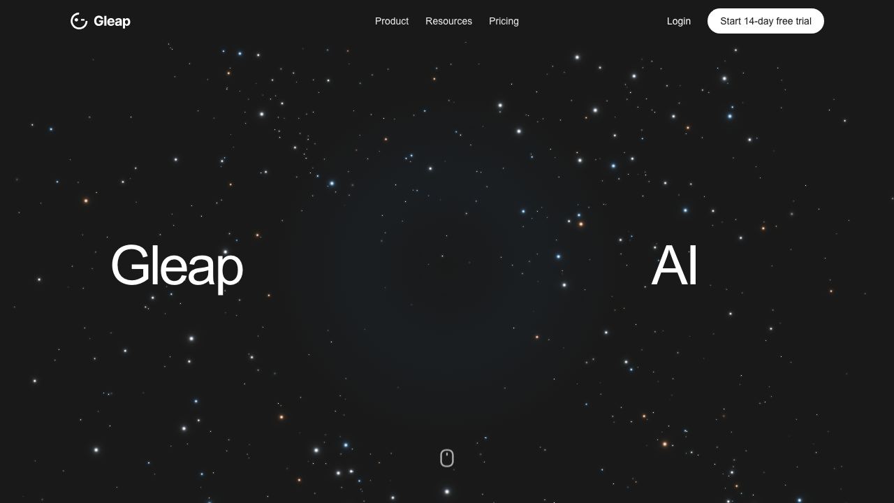 gleap.io 网站截图