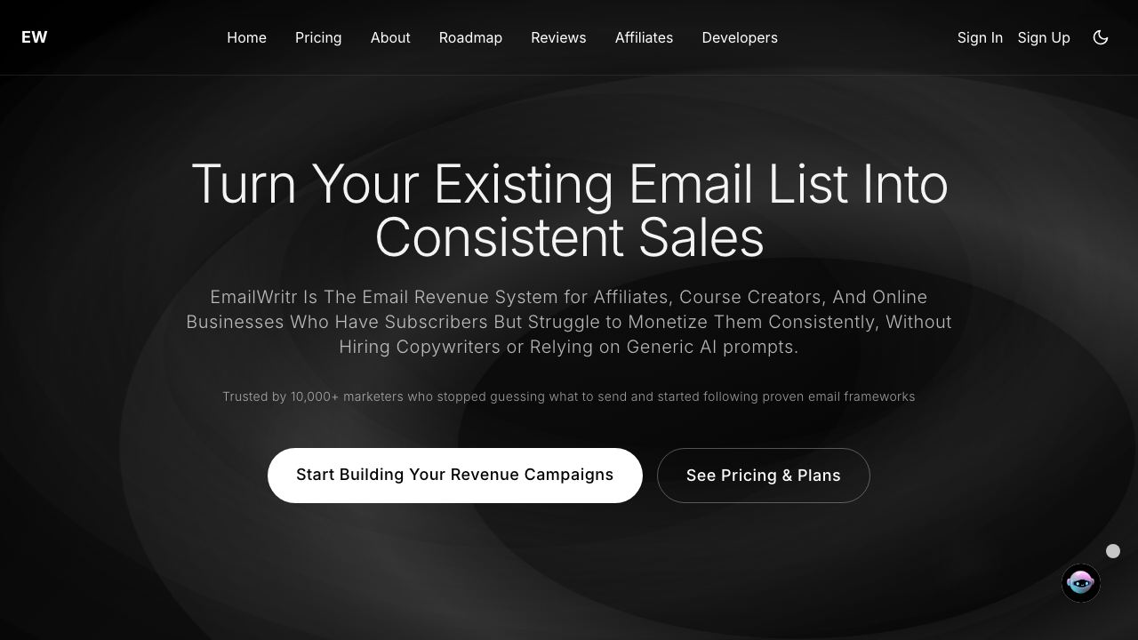 EmailWritr 网站截图
