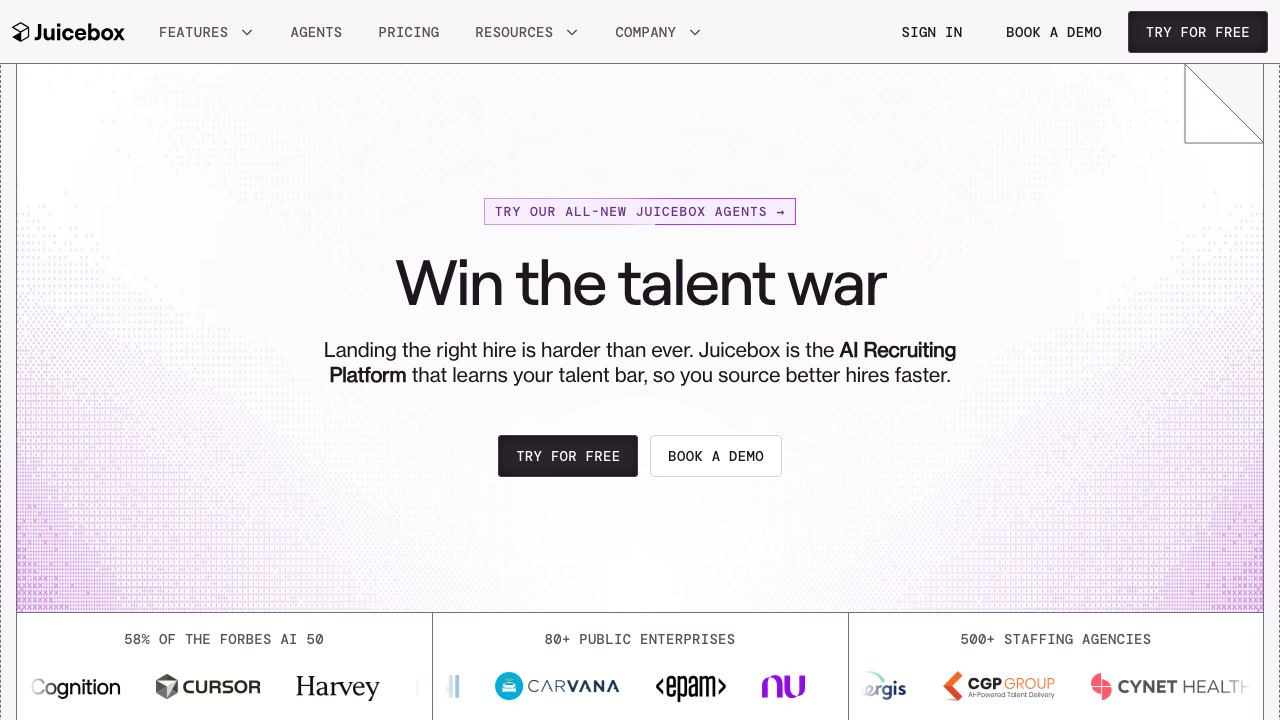 Juicebox (PeopleGPT) 网站截图
