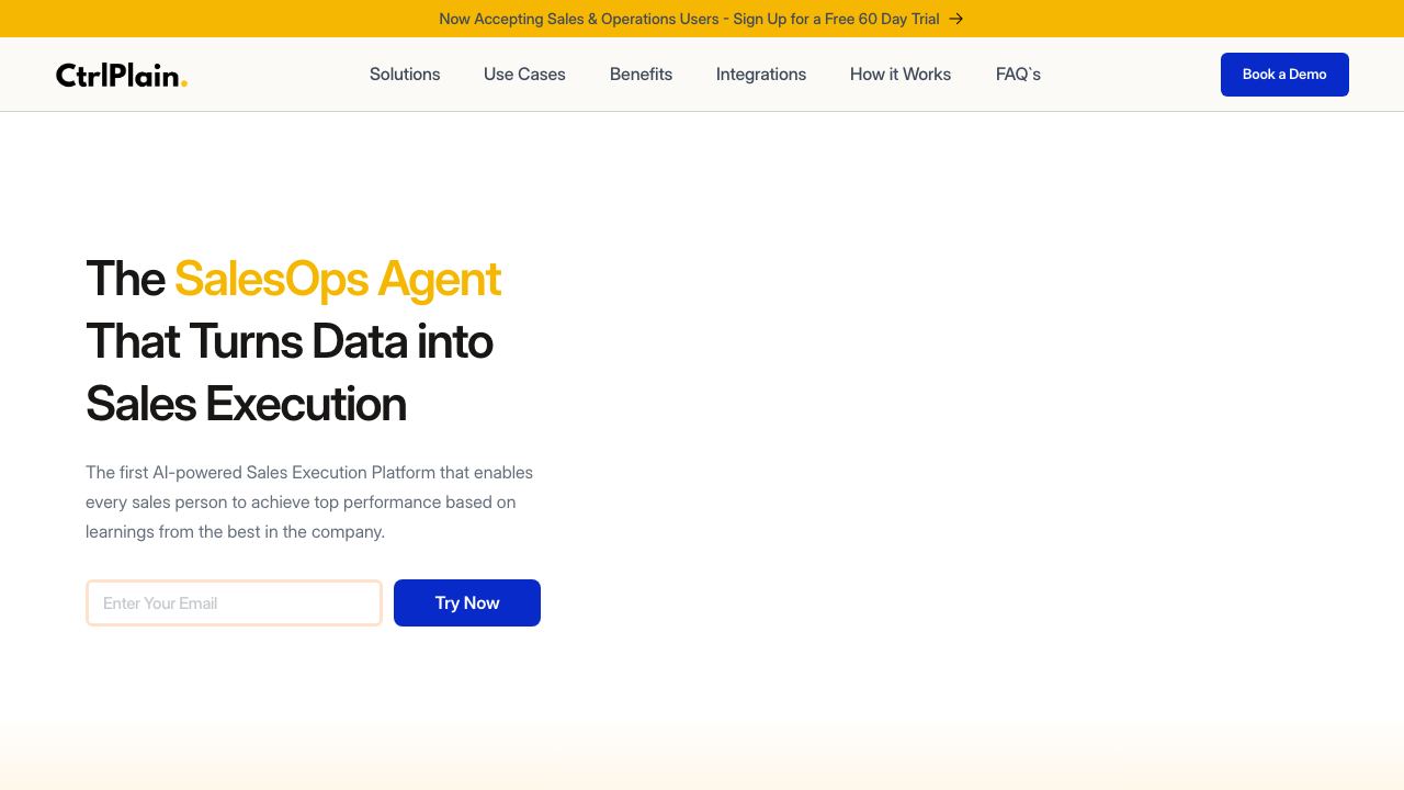 CtrlPlain website screenshot