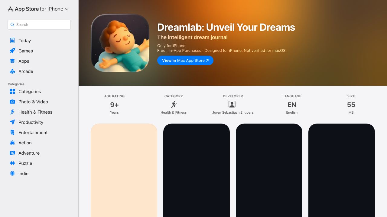 Dreamlab 网站截图