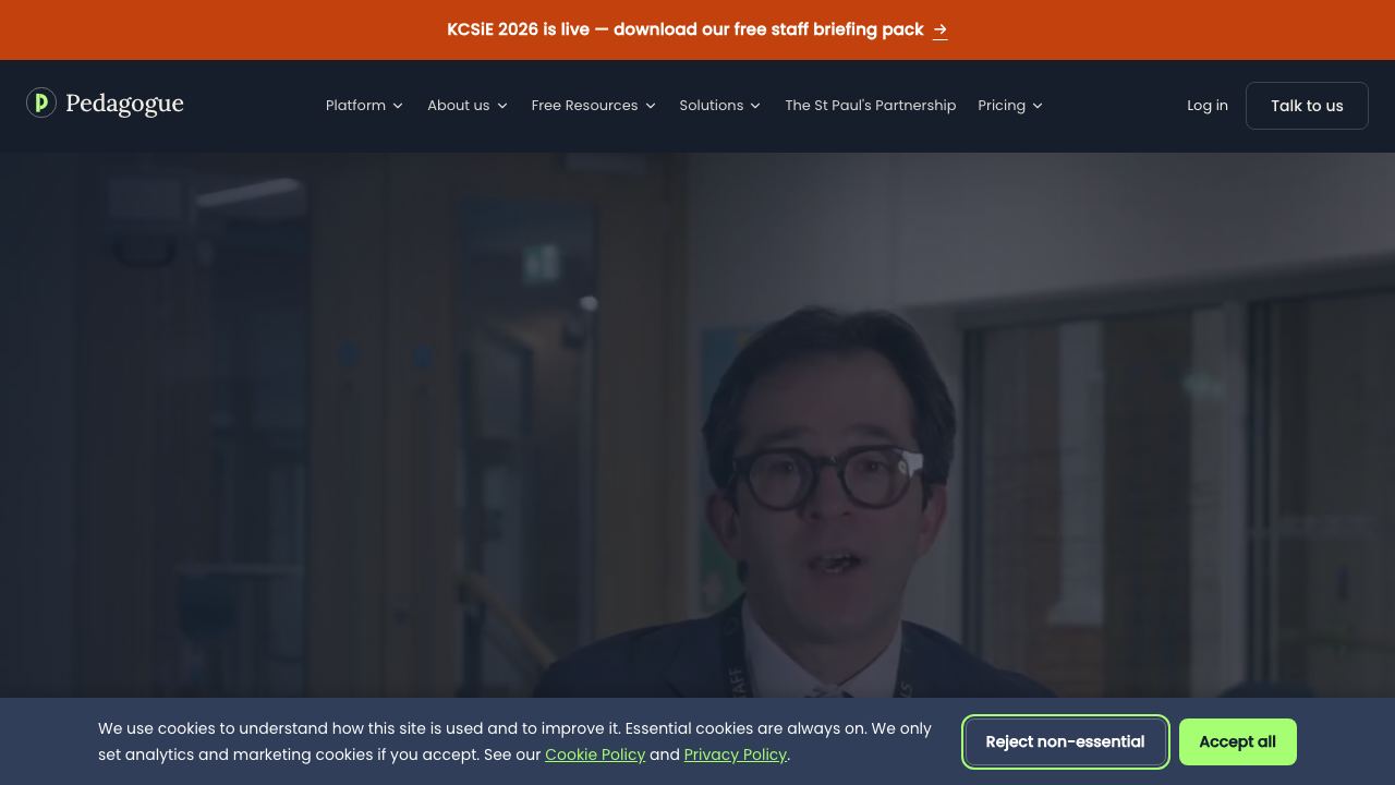 Pedagogue AI 网站截图