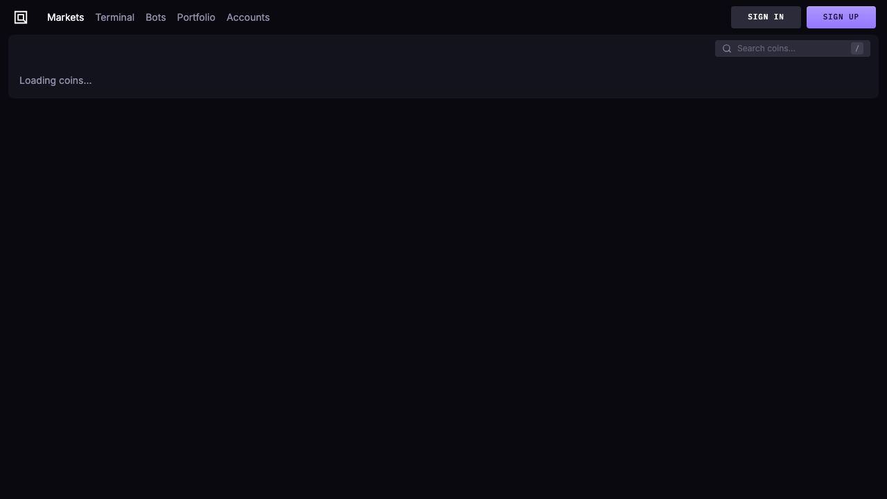 Quadency website screenshot