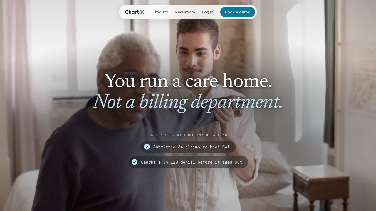 ChartX website screenshot