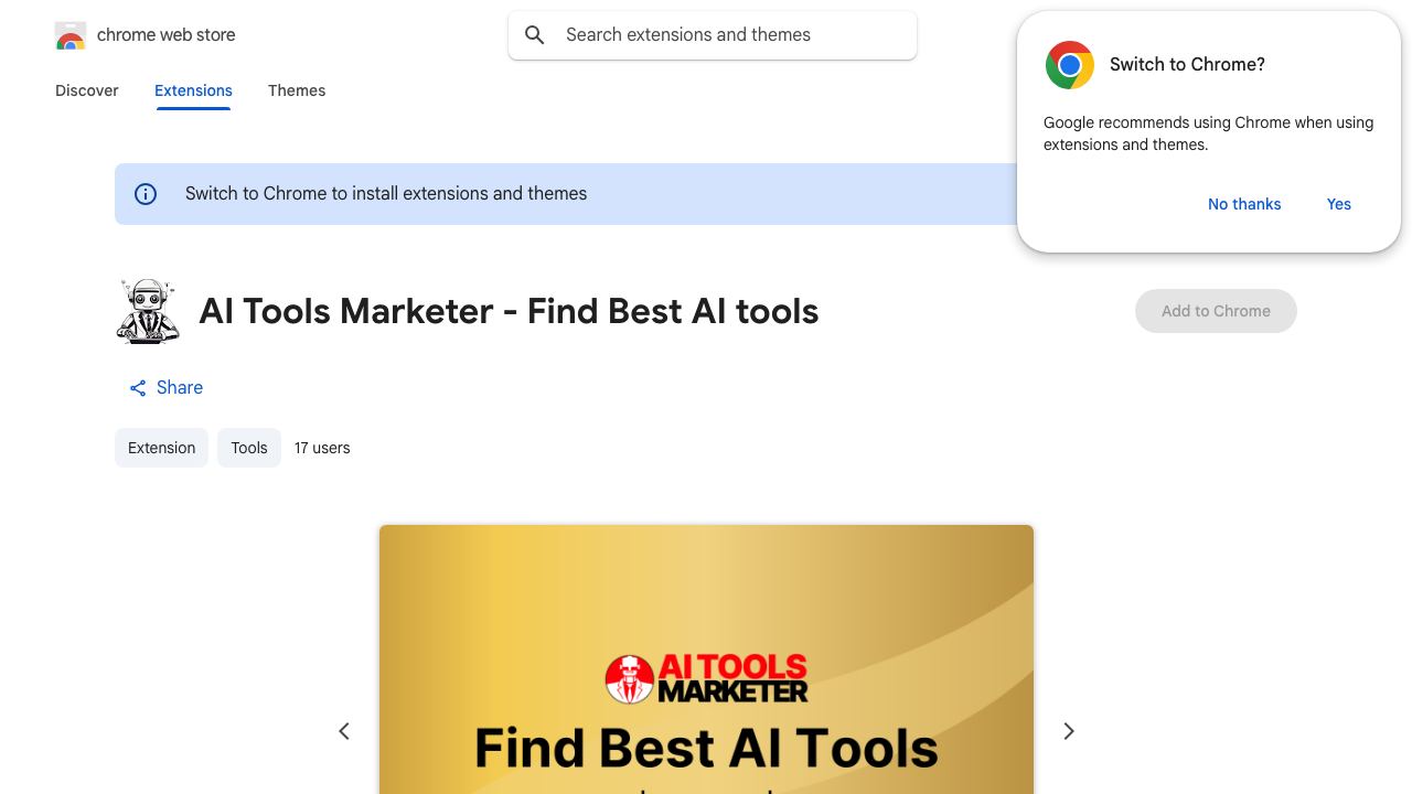 AI Tools Marketer - Find Best AI tools 网站截图