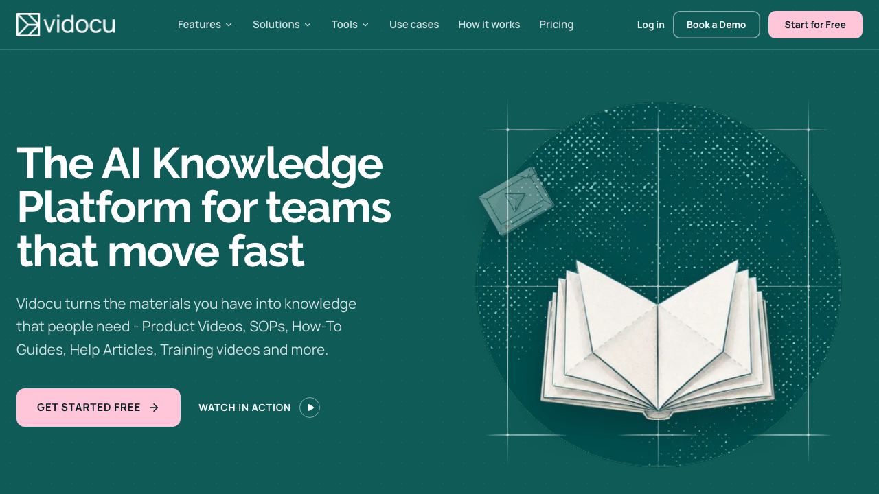 Vidocu website screenshot