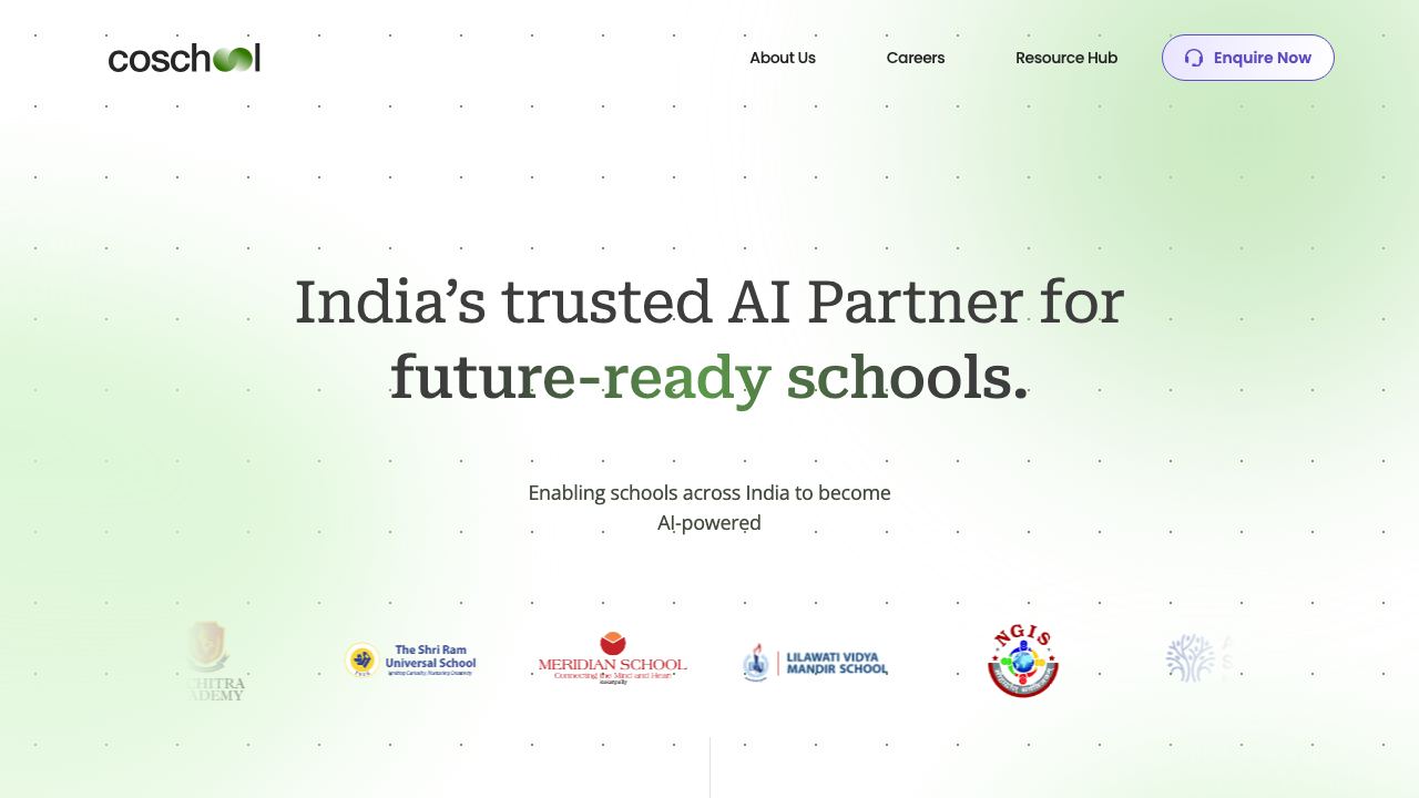 coschool website screenshot