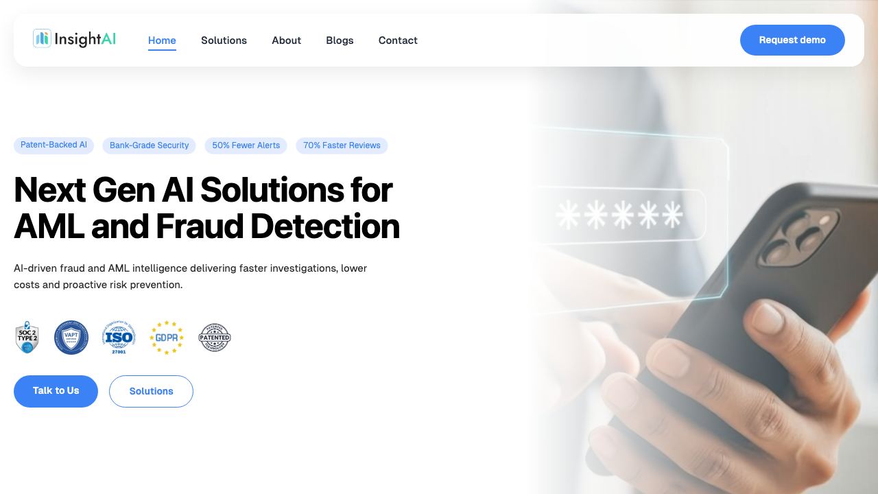 InsightAI website screenshot