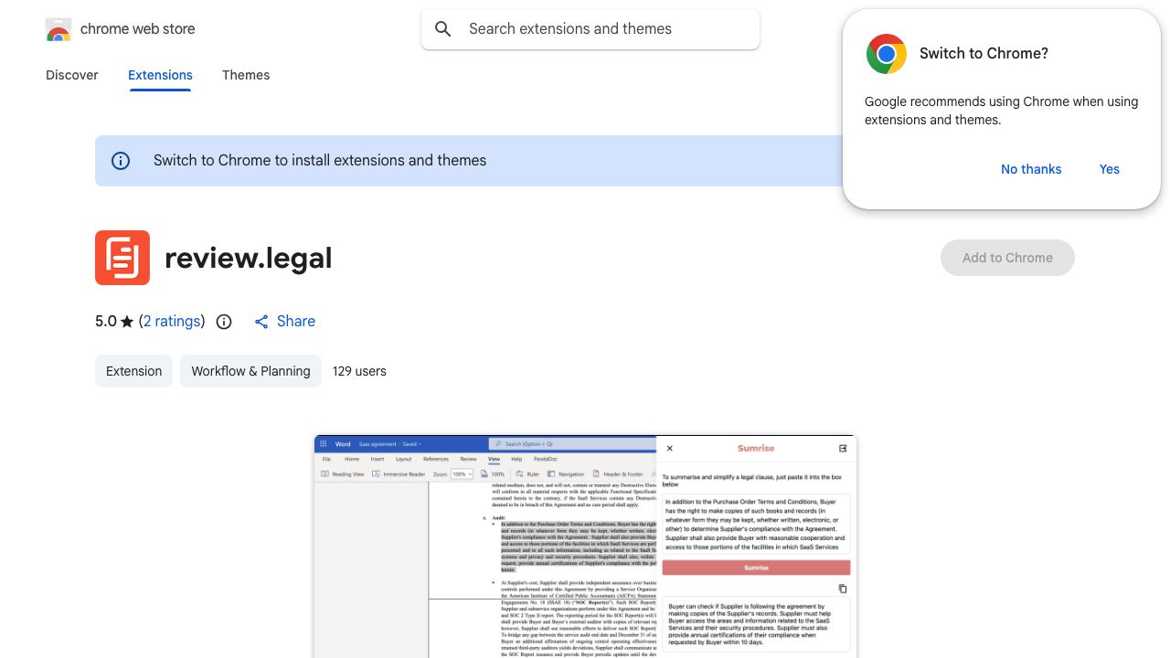 review.legal 网站截图