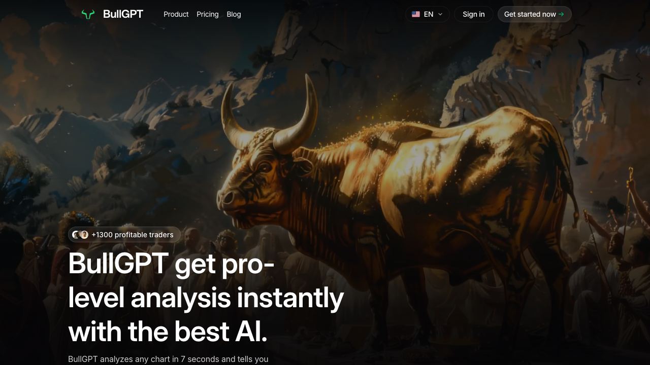 Bull GPT 网站截图