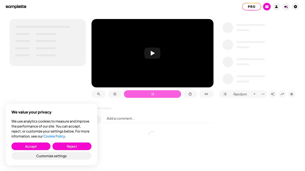 Samplette 网站截图