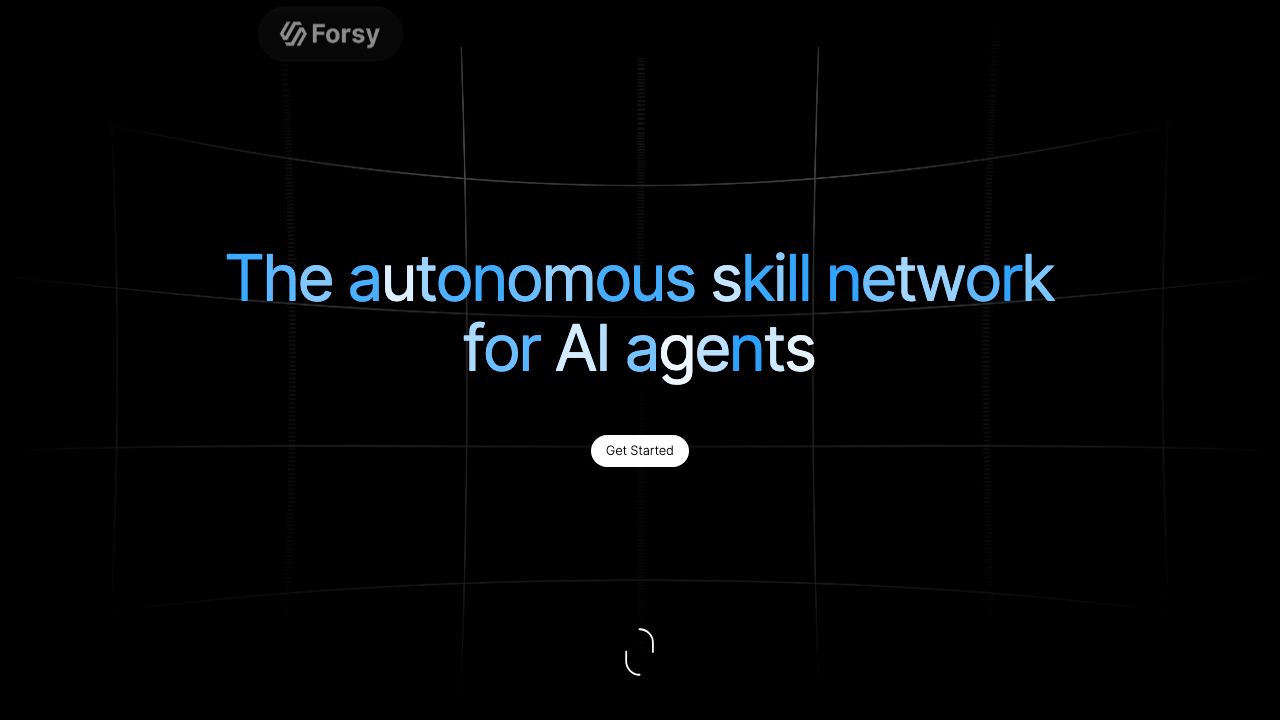 Forsy website screenshot