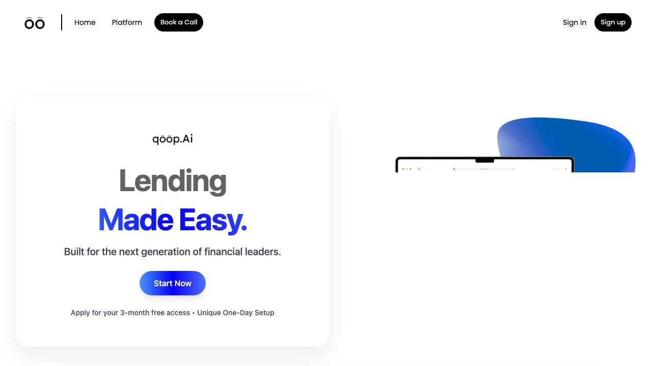 qoop.ai 网站截图