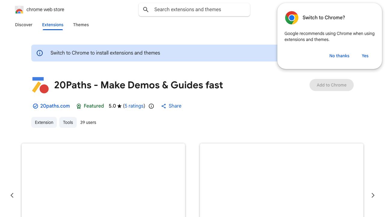 20Paths - Make `How To` Guides fast 网站截图