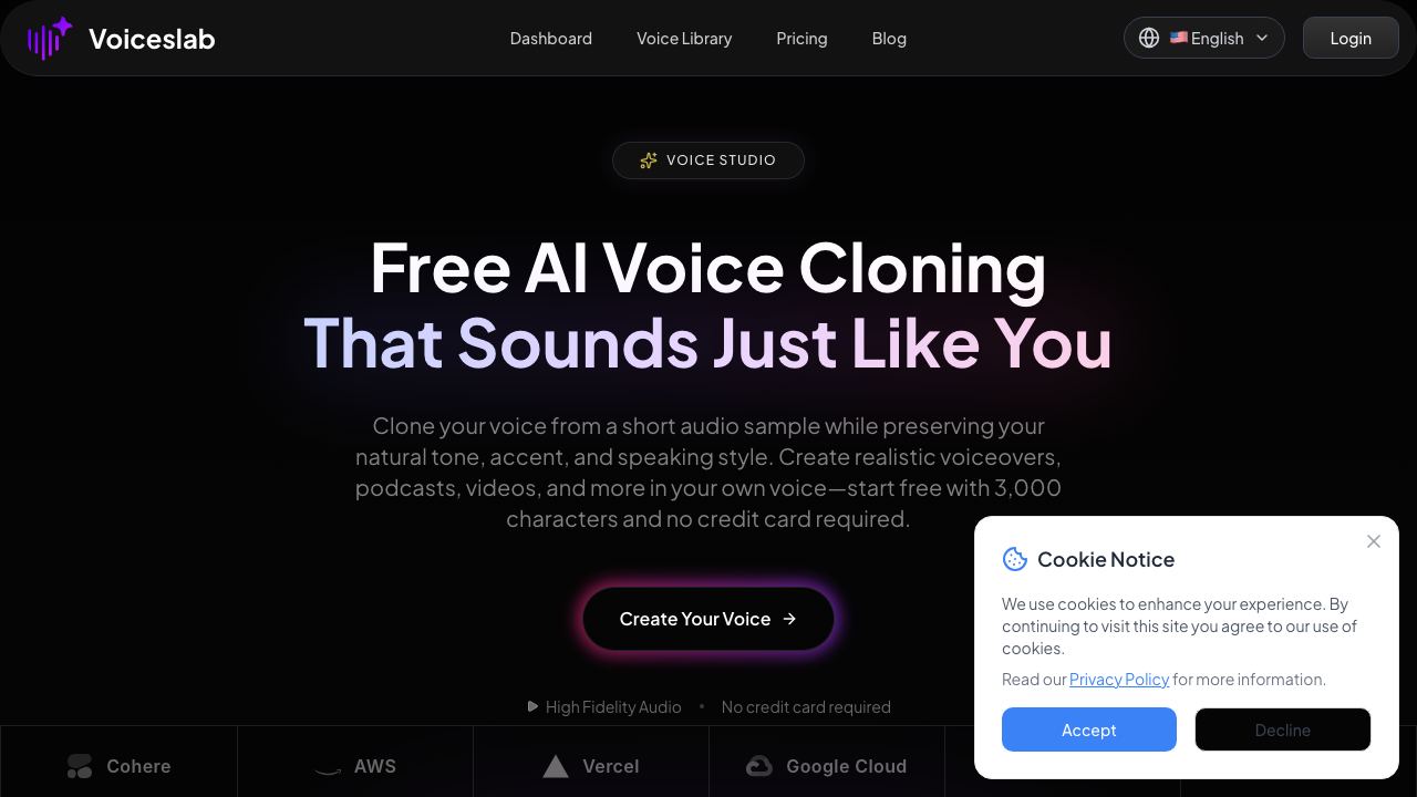 voiceslab 网站截图
