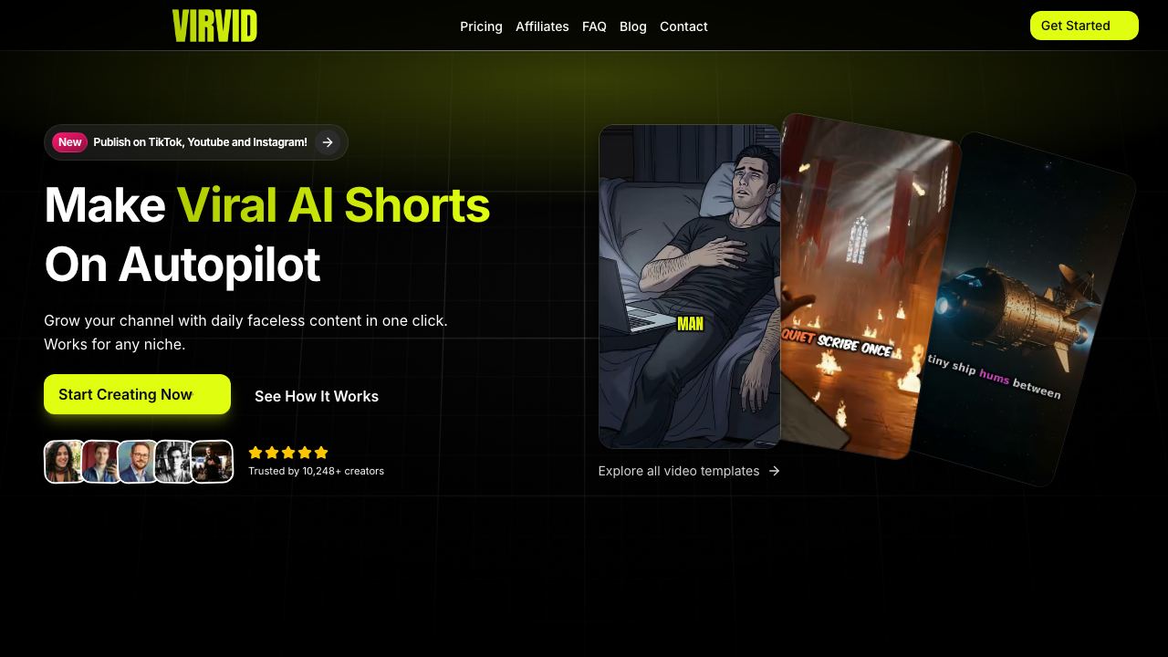 Shoorts 网站截图