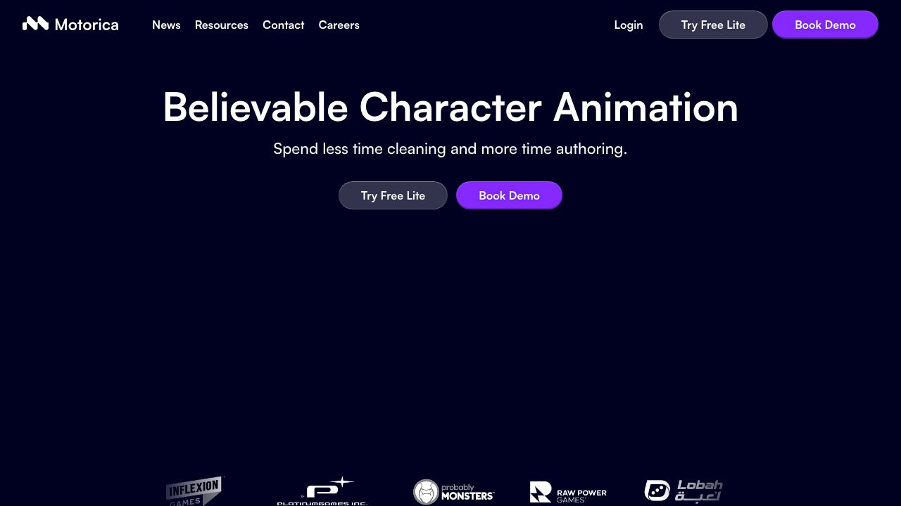 MOTORICA website screenshot