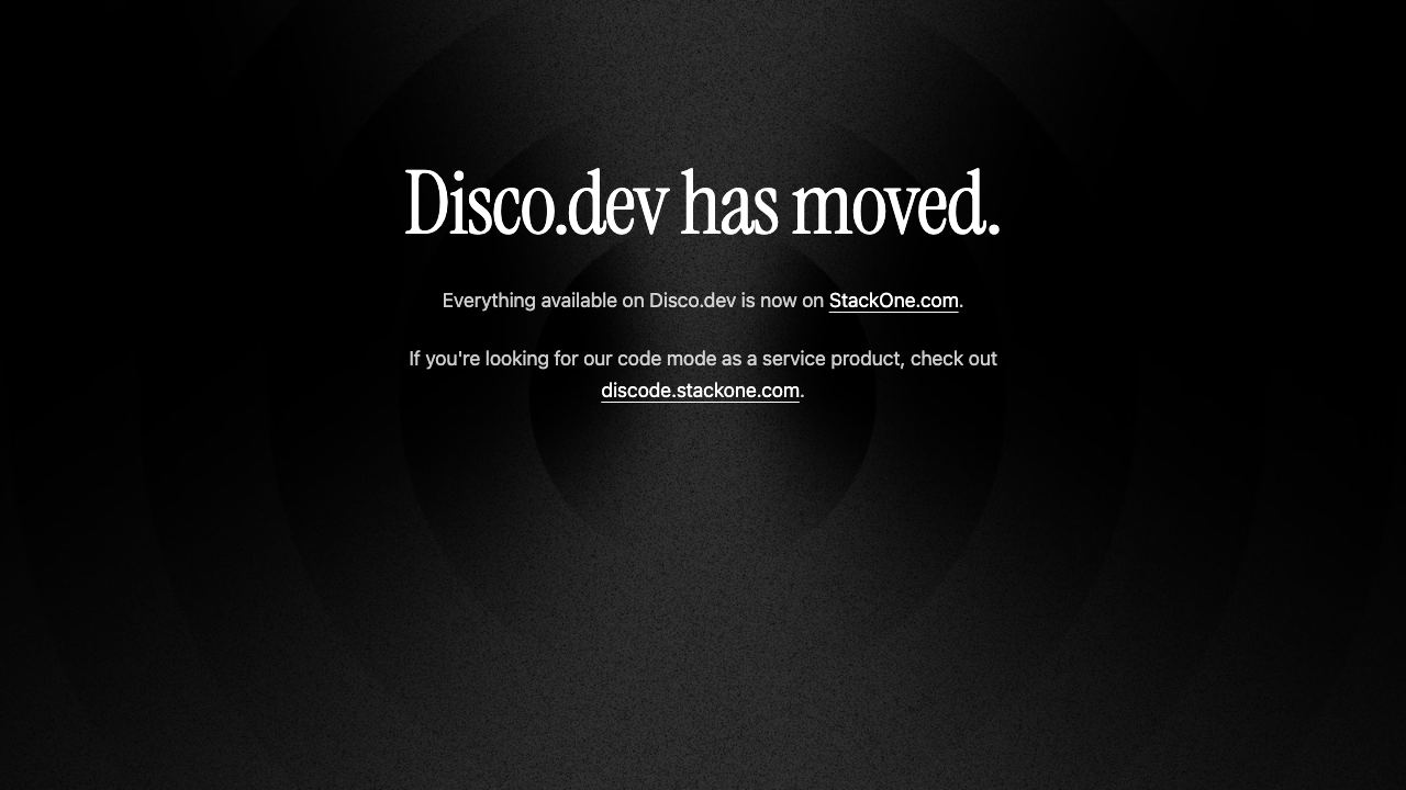 Disco.dev 网站截图