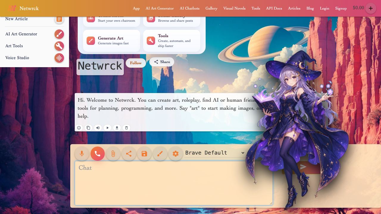 Netwrck 网站截图