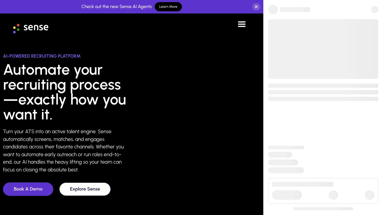 sensehq.com 网站截图