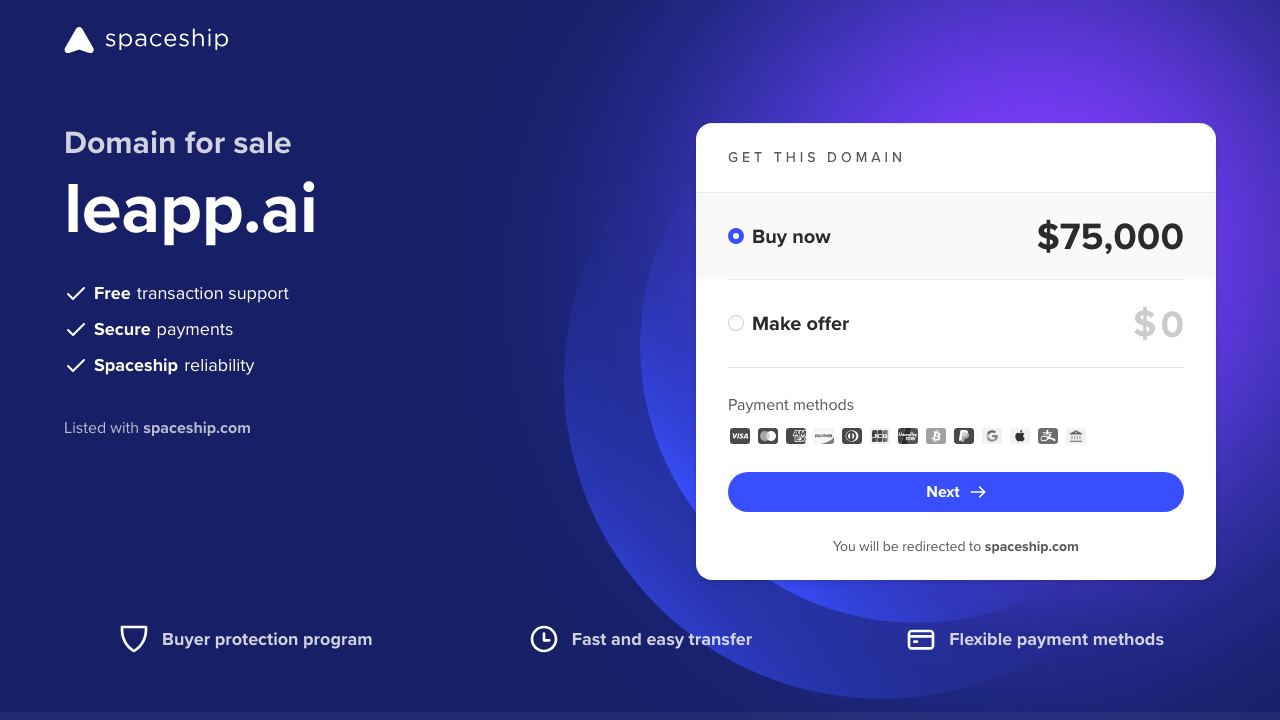 Leapp.ai 网站截图