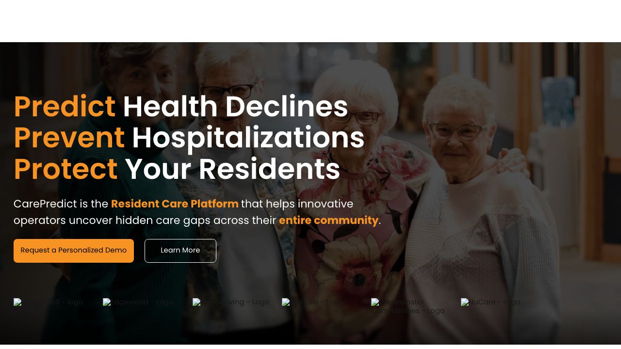 carepredict.com 网站截图