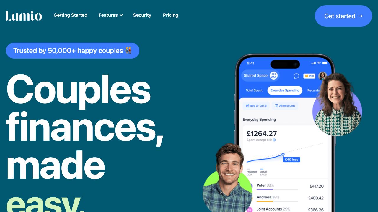 Lumio Pro website screenshot