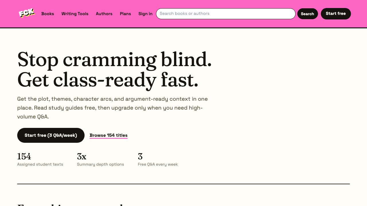 FCK.School website screenshot