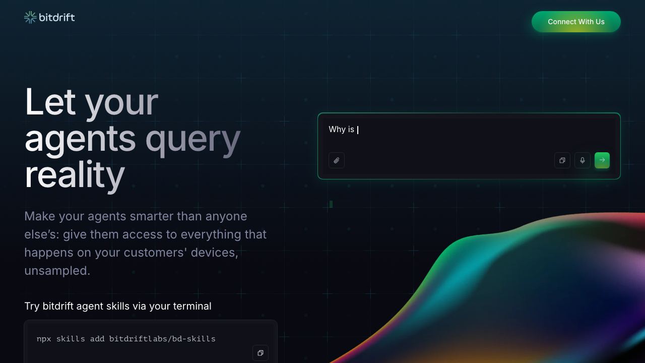 bitdrift website screenshot