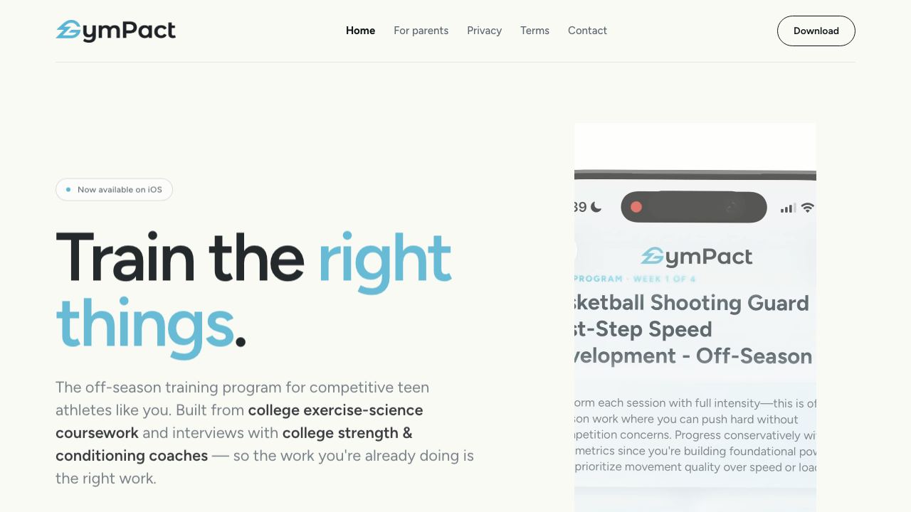 GymPact 网站截图