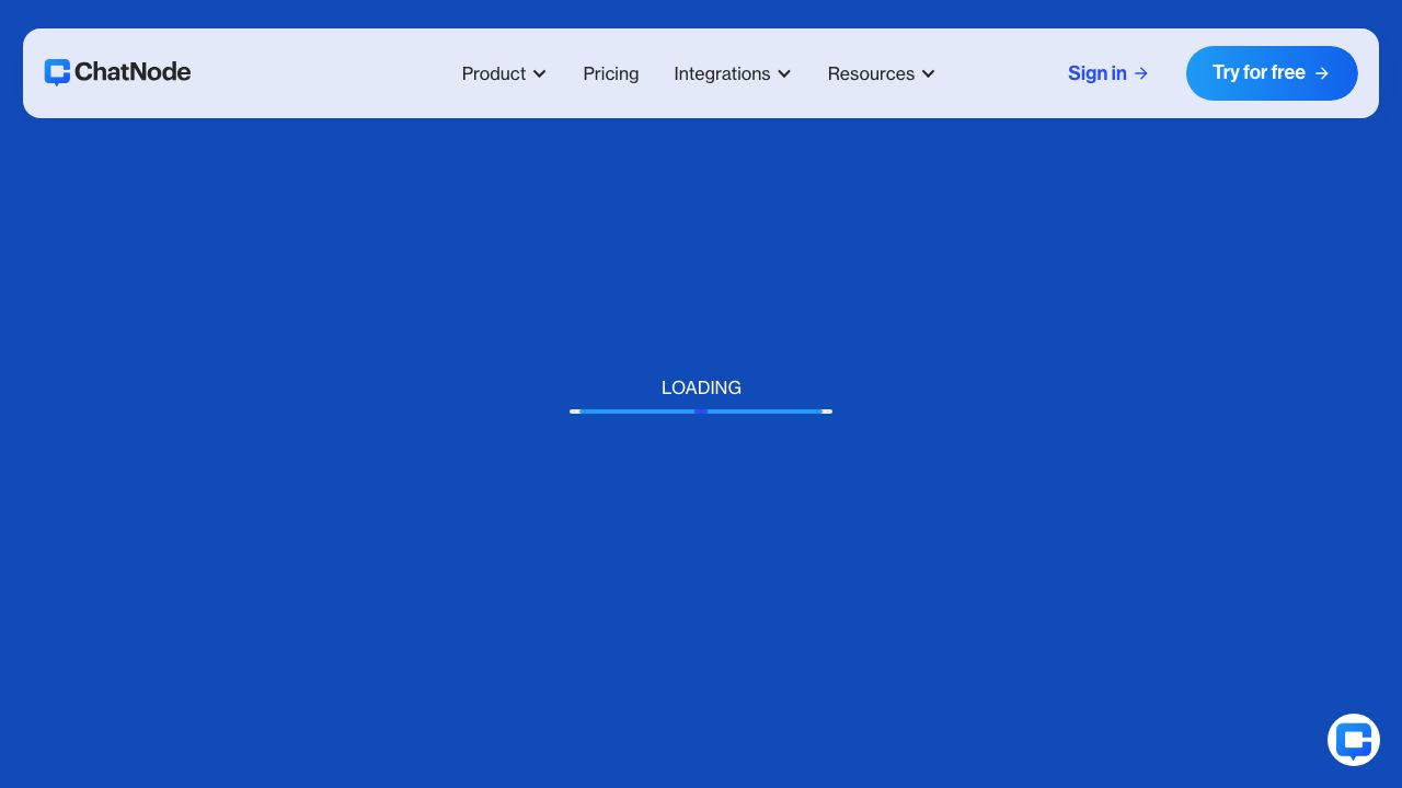 ChatNode website screenshot