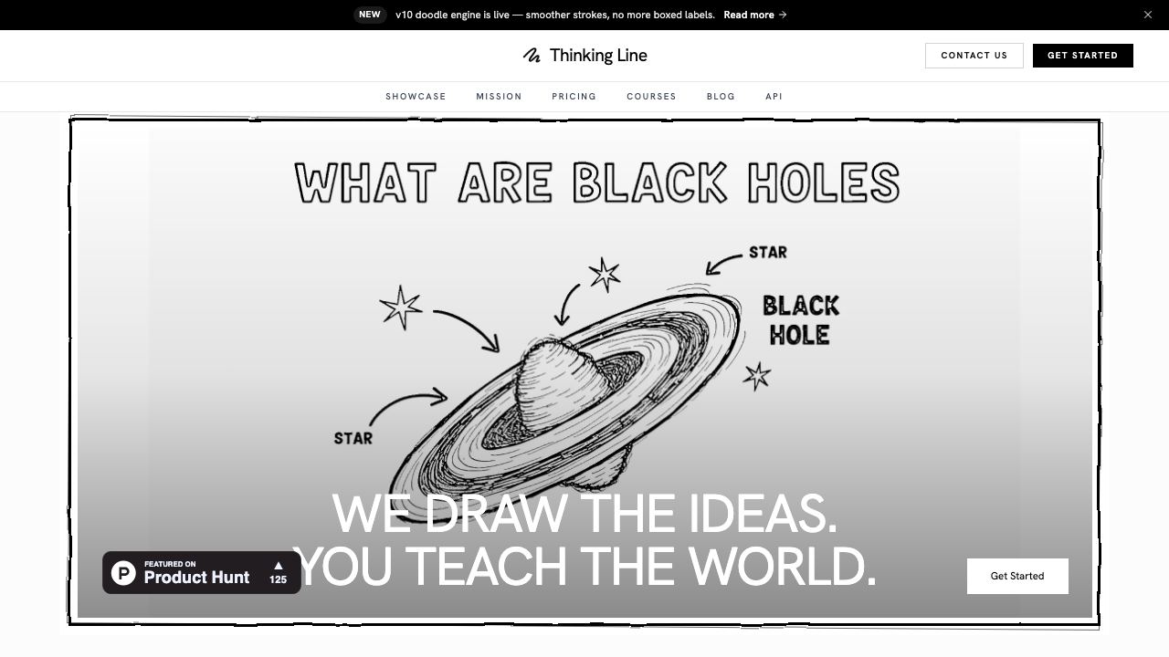 Thinking Line 网站截图