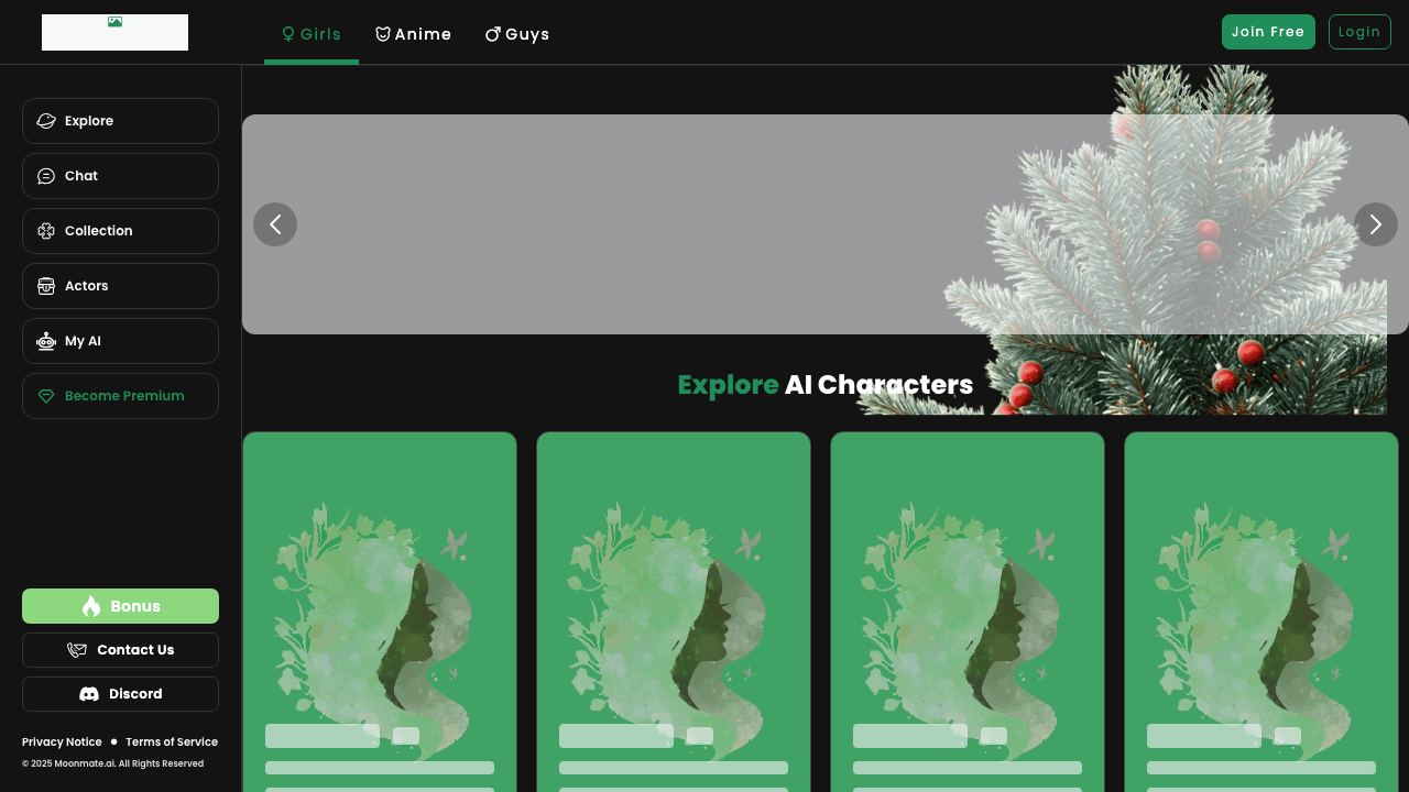 Moonmate website screenshot
